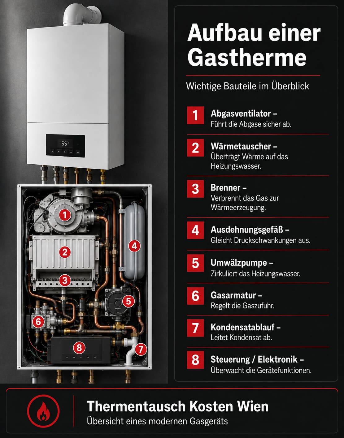 Thermentausch Kosten Wien – Gastherme und Montagekosten in Wien