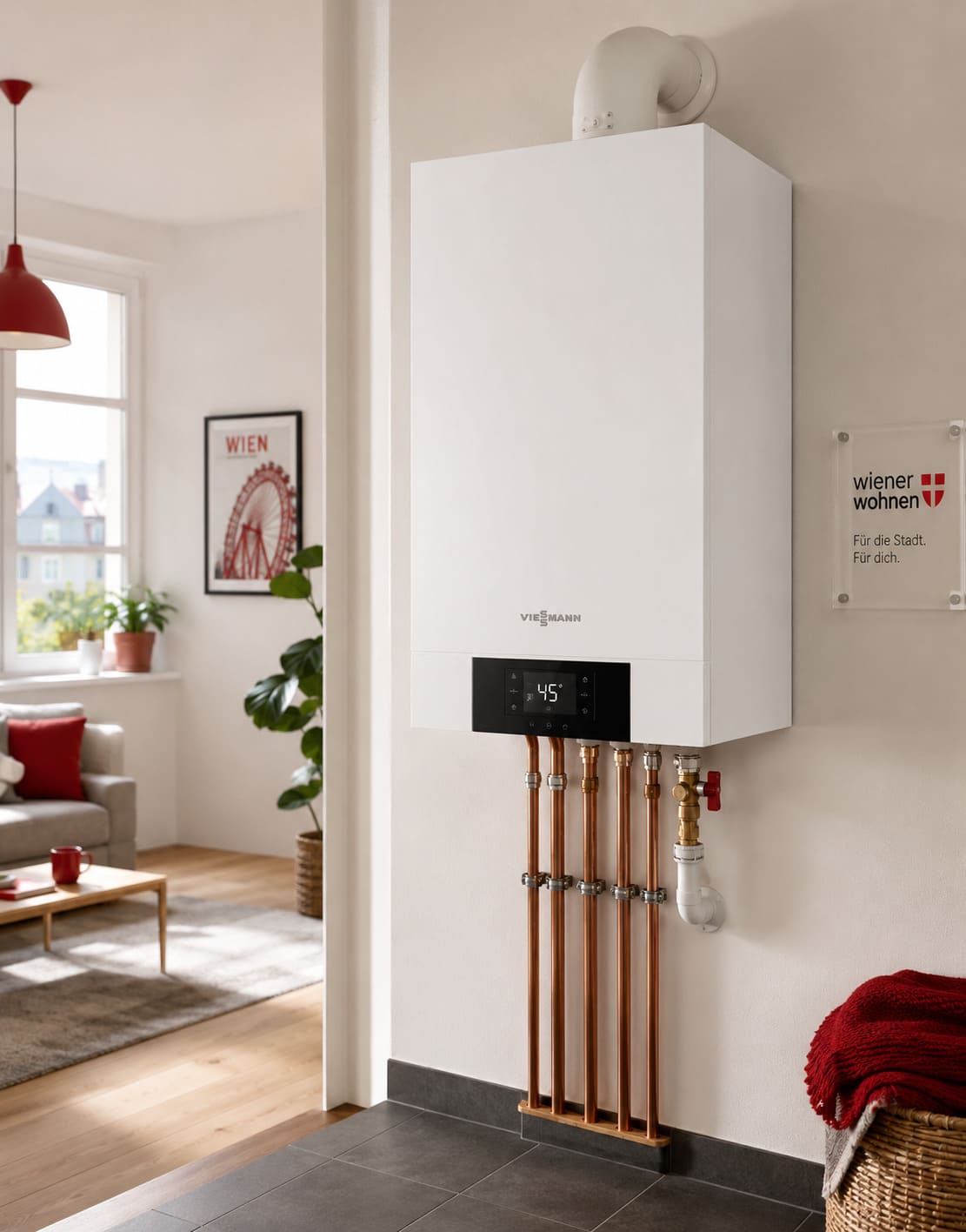 Thermentausch Wiener Wohnen – Gastherme in einer Gemeindewohnung Thermentausch Wiener Wohnen – Gastherme in einer Gemeindewohnung